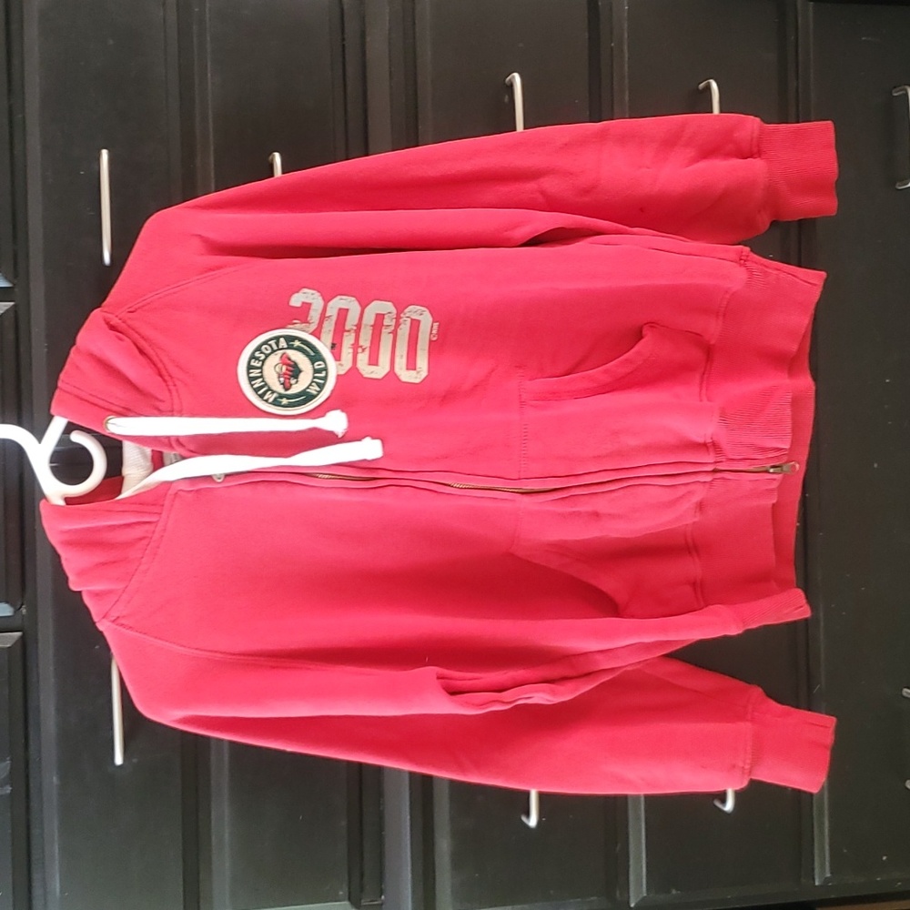 Women's MN Wild zip up sweatshirt